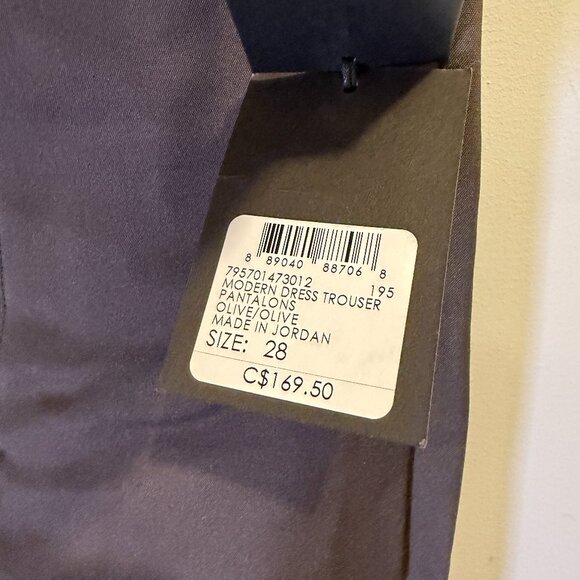 Club Monaco Connor Modern Slim Fit Trousers - Picture 4 of 4